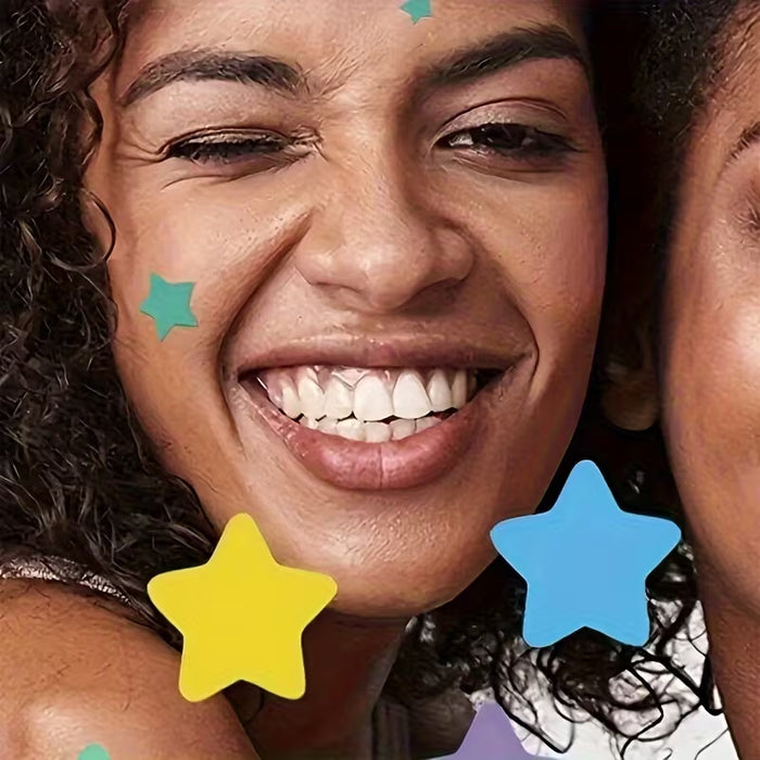 240 Parches Faciales Hidrocoloide en Forma de Estrella, Diseño Adorable
