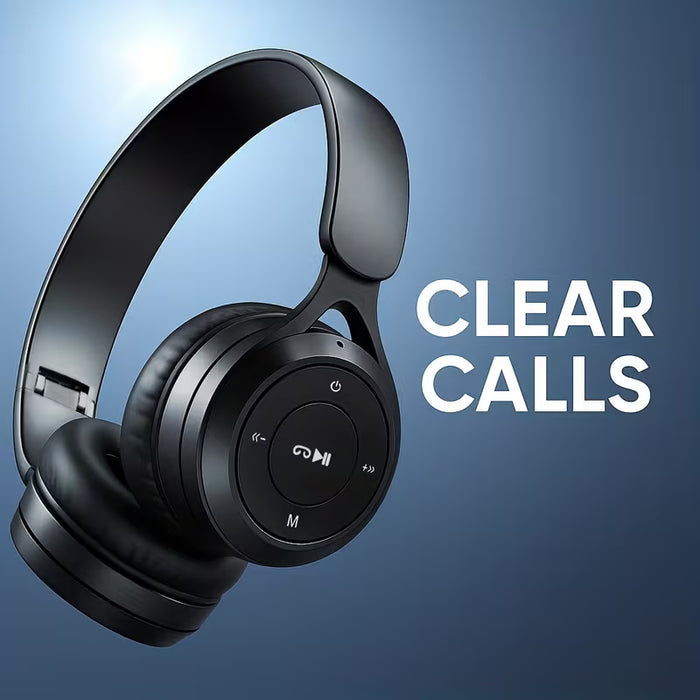 Auriculares inalámbricos Over-Ear con múltiples modos, ajuste cómodo y micrófono incorporado