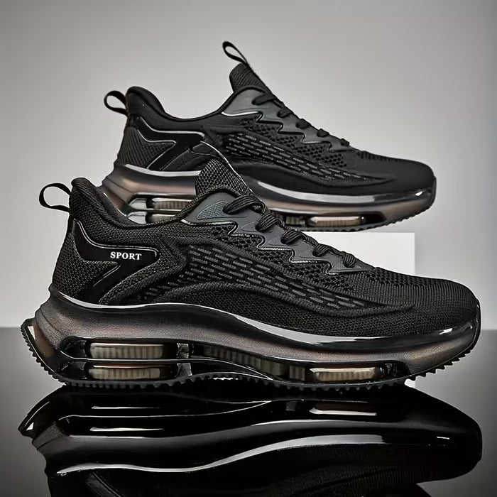 Zapatillas de malla para hombre, ultra cómodas con doble cámara de aire