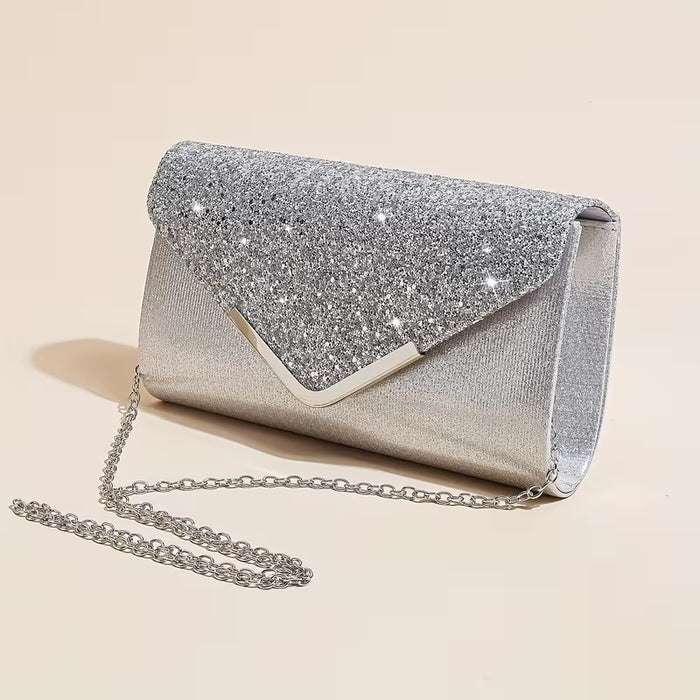 Bolso de fiesta clásico con lentejuelas elegante para mujer