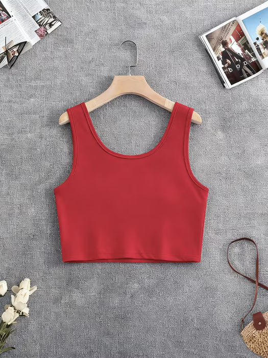 Camiseta bandeau sin mangas tipo tirantes para mujer con estampado de Reina de Picas