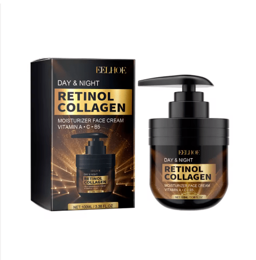 EELHOE Cuidado DE LA PIEL Hidratante Reafirmante Día y Noche Retinol Colágeno Crema facial - Quierox - Tienda Online