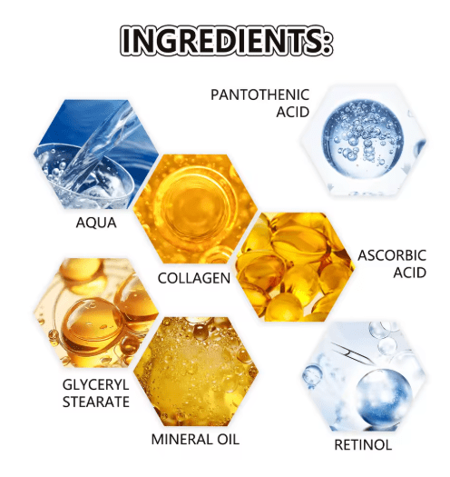 EELHOE Cuidado DE LA PIEL Hidratante Reafirmante Día y Noche Retinol Colágeno Crema facial - Quierox - Tienda Online