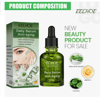 EELHOE suero antiarrugas de Aloe Vera, esencia Facial antienvejecimiento, cuidado Facial - Quierox - Tienda Online