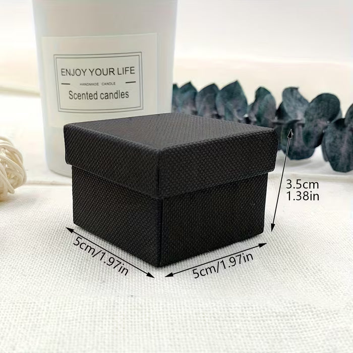 Un juego de 23 cajas de joyería elegantes para anillos clásicos y accesorio