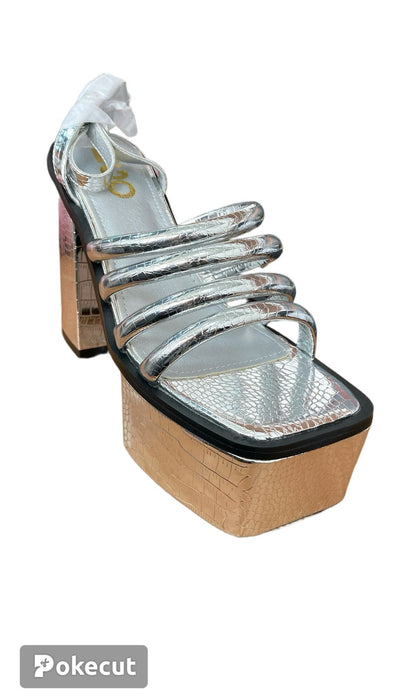 EGO Plataforma con punta cuadrada y tacón de bloque - Quierox - Tienda Online