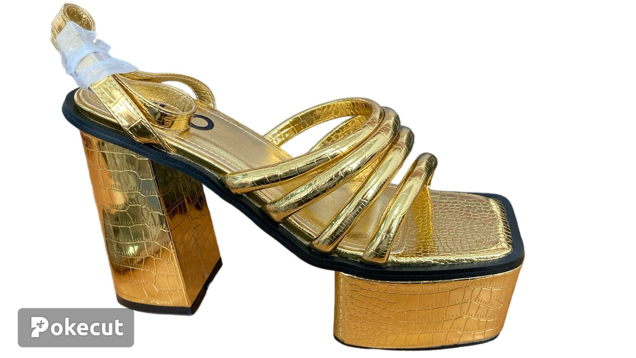 EGO Plataforma con punta cuadrada y tacón de bloque - Quierox - Tienda Online