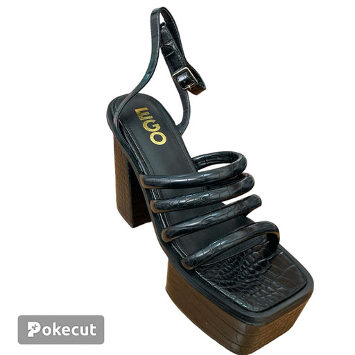 EGO Plataforma con punta cuadrada y tacón de bloque - Quierox - Tienda Online