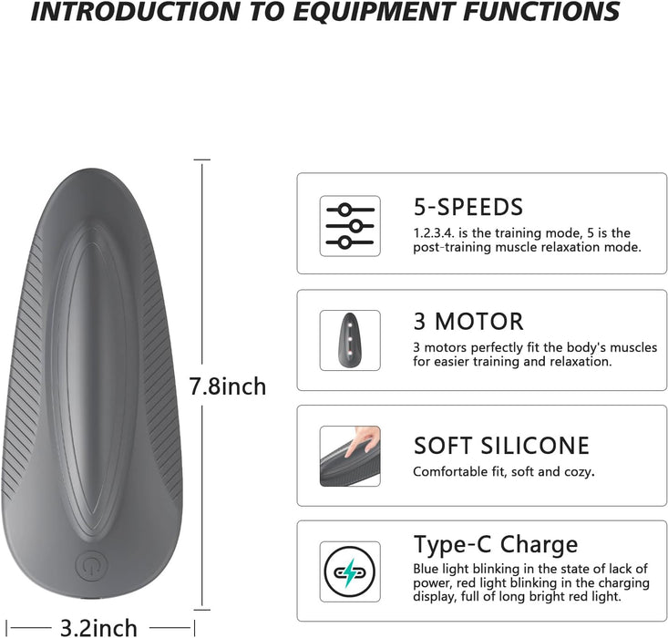 Ejercitador de Kegel utilizado para el soporte de la vejiga, tonificación y fortalecimiento muscular - Quierox - Tienda Online