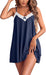 Ekouaer Camisón de encaje para mujer sexy con tirantes finos - Quierox - Tienda Online