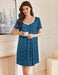 Ekouaer Camisones para Mujeres Camisas de Dormir Plisadas - Quierox - Tienda Online