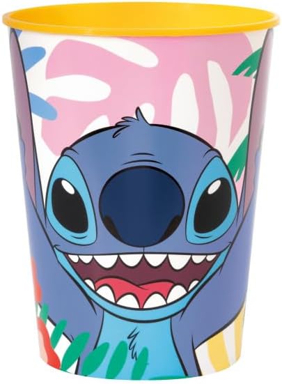 El paquete de suministros para fiesta de cumpleaños de Lilo and Stitch de Disney incluye 6 vasos reutilizables de plástico de 16 onzas - Quierox - Tienda Online
