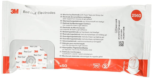 Electrodo de monitorización multiusos 3M 2560 Red Dot - Bolsa de 100 unidades - Quierox - Tienda Online