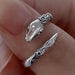 Elegante Anillo de Serpiente Cobra Rey de Moda - Quierox - Tienda Online