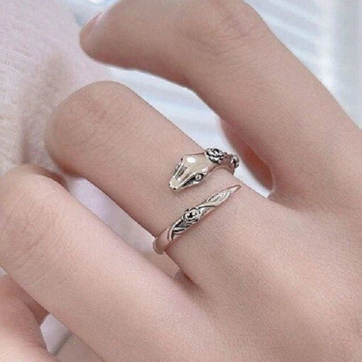 Elegante Anillo de Serpiente Cobra Rey de Moda - Quierox - Tienda Online