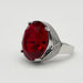 Elegante anillo vintage talla circular engarzado. - Quierox - Tienda Online