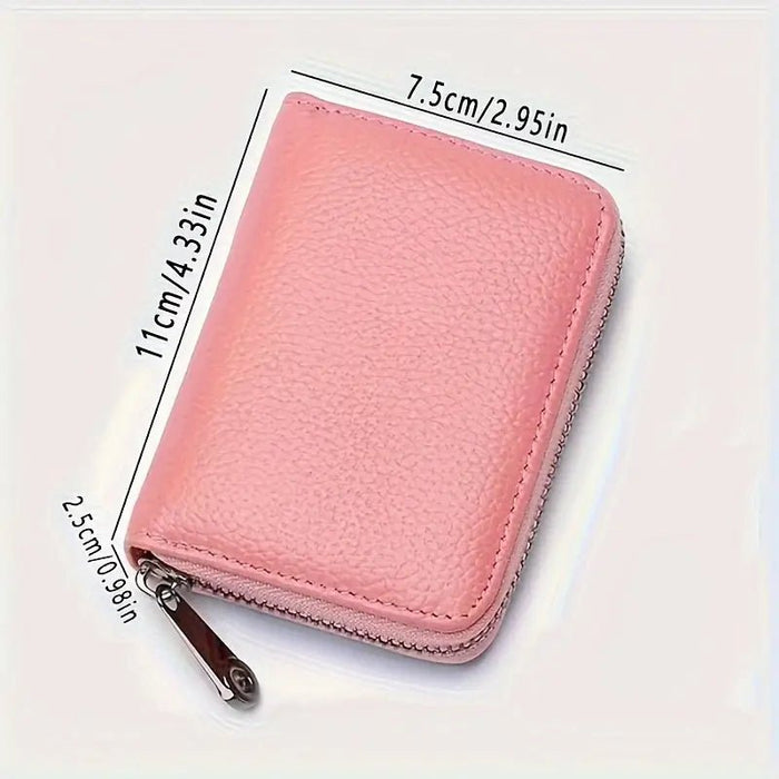 Elegante billetera de piel sintética negra para hombre y mujer - Quierox - Tienda Online