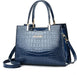 Elegante bolso de piel de cocodrilo de mano, de piel sintética para mujer - Quierox - Tienda Online