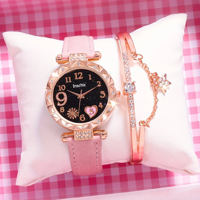 Elegante Set de 2 para Mujer con Pedrería Brillante - Quierox - Tienda Online