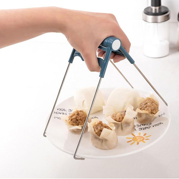 Elevador de placa antiquemaduras, clip de acero inoxidable, resistente al calor, antideslizante - Quierox - Tienda Online