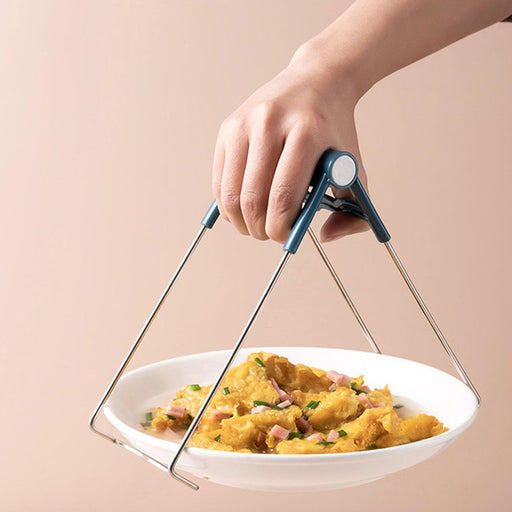 Elevador de placa antiquemaduras, clip de acero inoxidable, resistente al calor, antideslizante - Quierox - Tienda Online