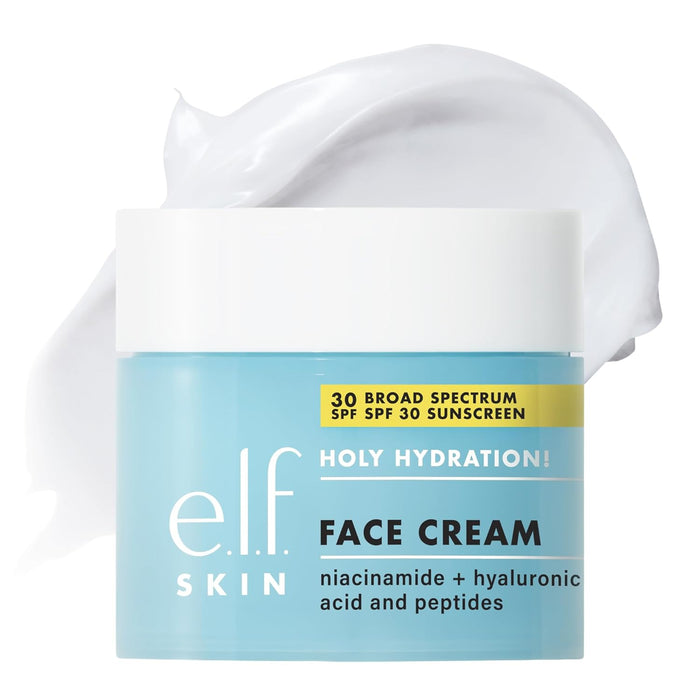 e.l.f. SKIN Holy Hydration! Crema facial de amplio espectro SPF 30 protector solar - Quierox - Tienda Online