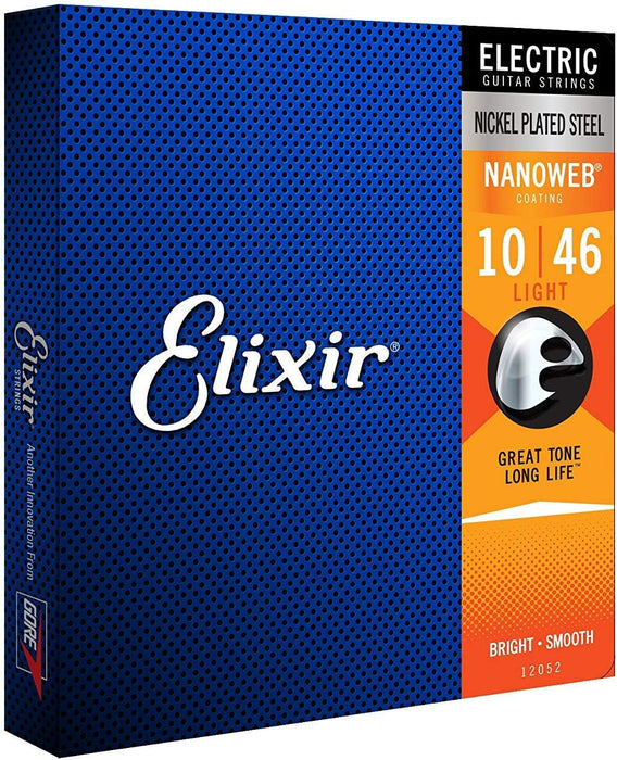 Elixir Electric Nanoweb 12052 Light 10 - 46 - Cuerdas para guitarra eléctrica - Quierox - Tienda Online