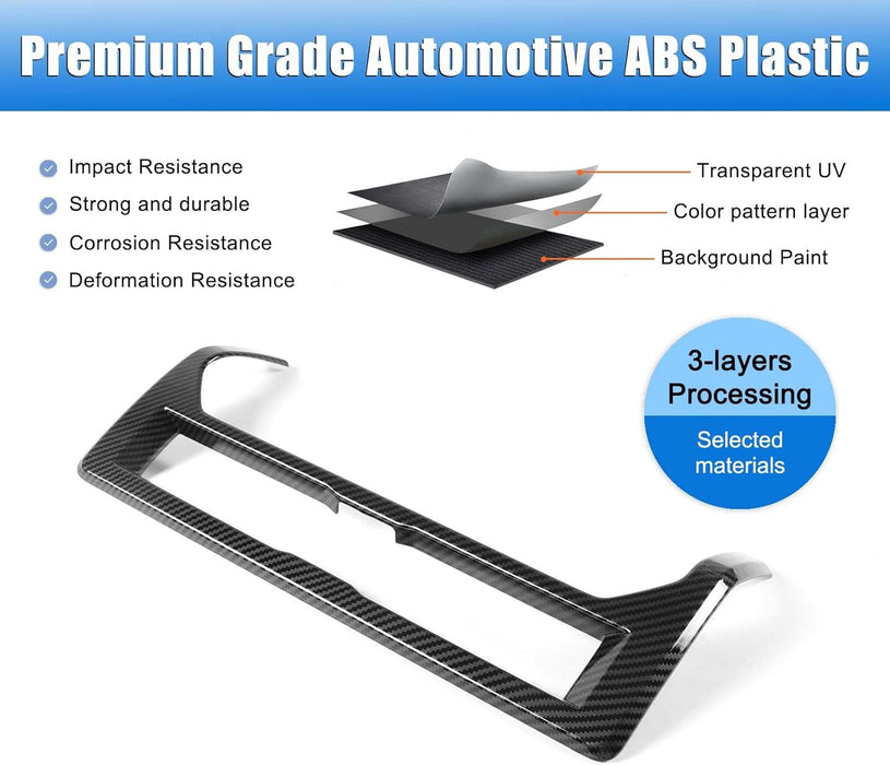 Embellecedor del marco de la salida de aire de la consola central para Mitsubishi Triton y L200 (2024 - 2025). - Quierox - Tienda Online