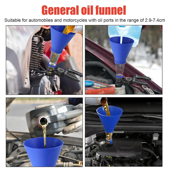 Embudo Universal para Aceite con Base - Quierox - Tienda Online