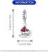 Encanto para botella de vino de plata de ley 925 con diseño - Quierox - Tienda Online