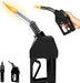 Encendedor de bomba de gas, linterna de butano recargable de tamaño real, llama ajustable - Quierox - Tienda Online