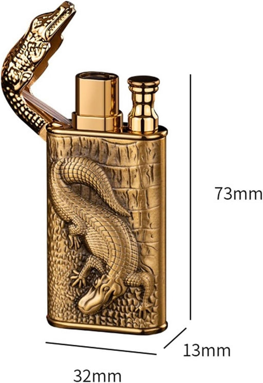 Encendedor de doble llama, doble llama a prueba de viento, encendedor de butano de llama fría - Quierox - Tienda Online