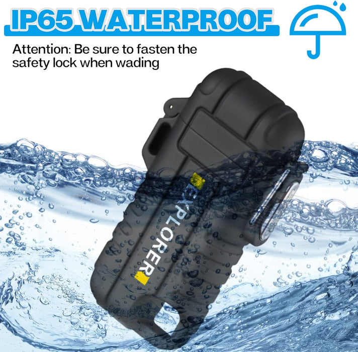 Encendedor eléctrico USB impermeable: Nizirioo, encendedor retráctil recargable con cuello flexible de 360 grados - Quierox - Tienda Online