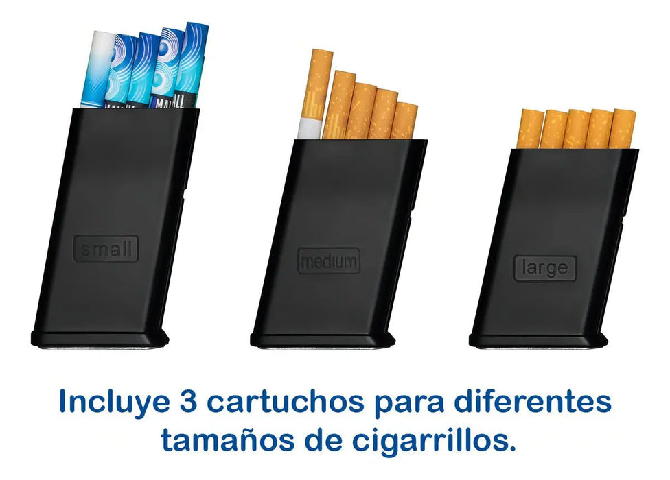 Encendedor Recargable De Gas Butano YH096 Negro Con Caja Para 10 Cigarrillos Y Llama Ajustable - Quierox - Tienda Online