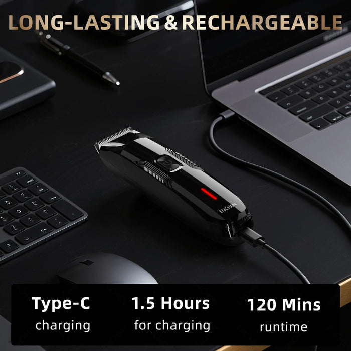 ENCHEN Spark 3 Recortadora para hombre para barba, ingle y cuerpo con diferentes peines - Quierox - Tienda Online
