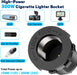 Enchufe para encendedor de cigarrillos de panel USB de 12 V con interruptor basculante - Quierox - Tienda Online