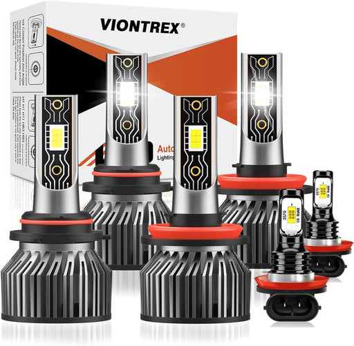 ENJOYAKOM VIONTREX Compatible for 2015 - 2021 Honda CRV Light Bulbs,9005/HB3, 6 PACK - Quierox - Tienda Online
