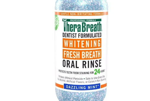 Enjuague bucal blanqueador Therabreath Fresh Breath con menta deslumbrante - Quierox - Tienda Online