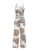 Enterizo De Pierna Ancha, Con Estampado Tropical, Sin Mangas, De Mujer - Quierox - Tienda Online