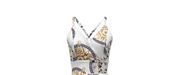 Enterizo De Pierna Ancha, Con Estampado Tropical, Sin Mangas, De Mujer - Quierox - Tienda Online