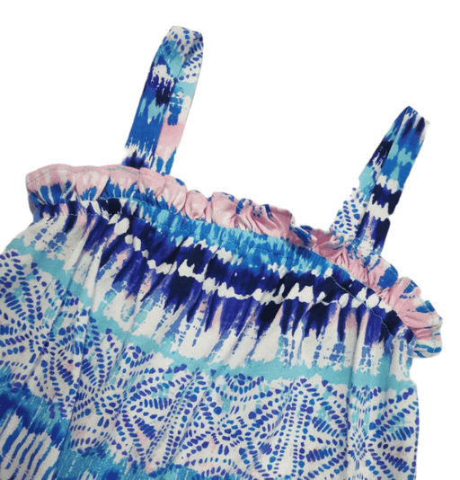 Enterizo/jumpsuit estampado tribal azul - Quierox - Tienda Online