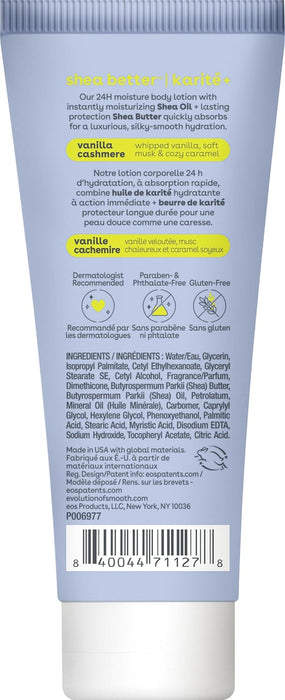 eos Loción corporal de viaje de humedad 24H aroma cachemira de vainilla - Quierox - Tienda Online