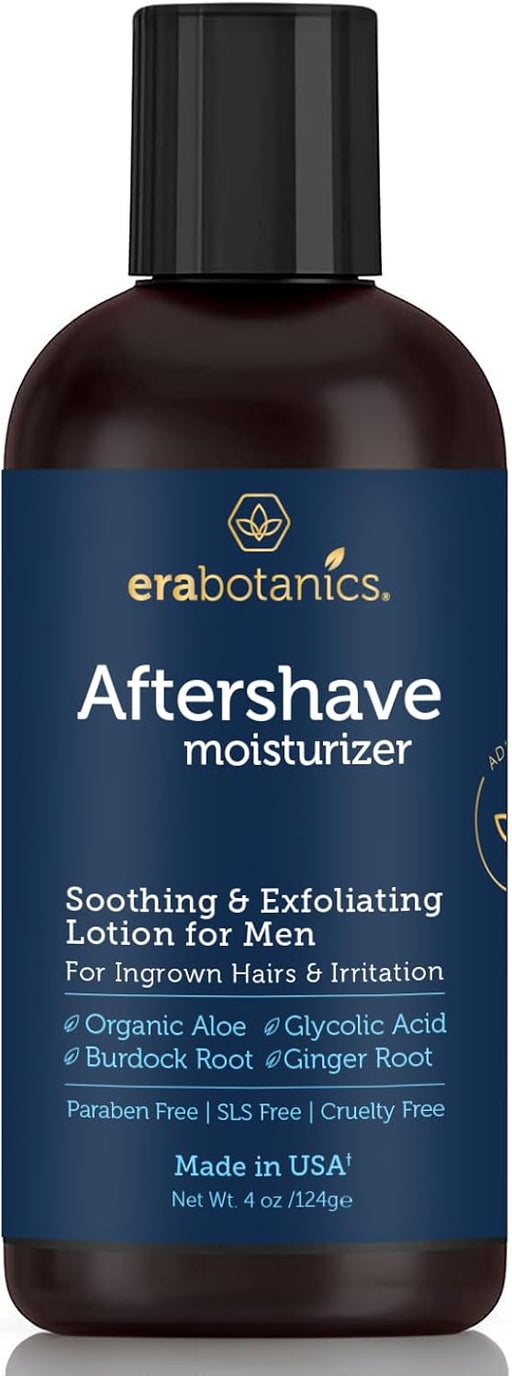 Era Organics Aftershave for Men - Loción calmante e hidratante para después del afeitado, 4oz - Quierox - Tienda Online