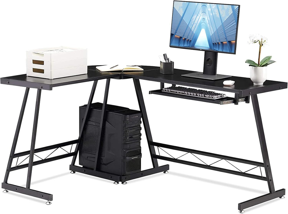 Escritorio para ordenador en forma de L con soporte para CPU - Quierox - Tienda Online