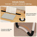 Escritorio portátil y plegable para laptop con portavasos - Quierox - Tienda Online
