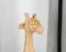 Escultura de jirafa meditando en madera, postura de yoga - Quierox - Tienda Online