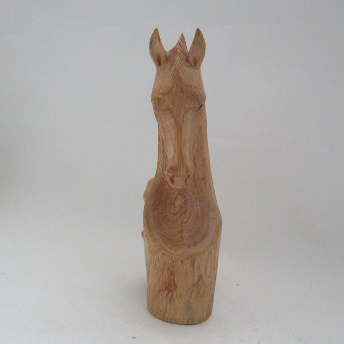 Escultura popular de caballo de madera de 20cm - Quierox - Tienda Online