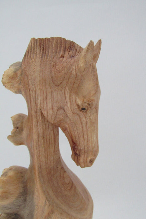Escultura popular de caballo de madera de 20cm - Quierox - Tienda Online