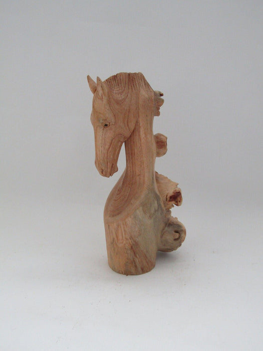 Escultura popular de caballo de madera de 20cm - Quierox - Tienda Online