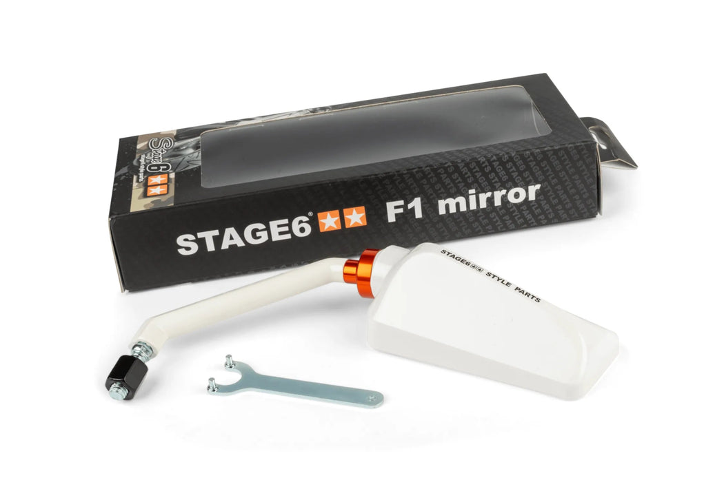 Espejo F1 Stage6 lado izquierdo blanco - Quierox - Tienda Online